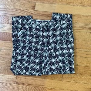 Black and White top shop trousers